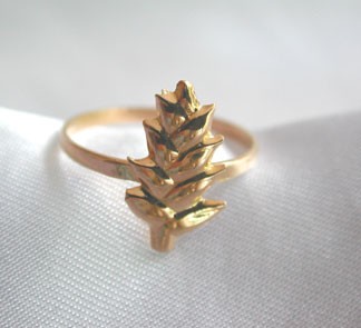 Anillo Balisier.Oro 750/1000.