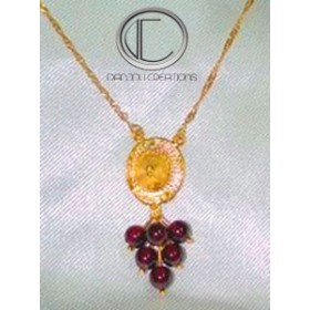 Collier Bakoua vigne.Or 750/1000