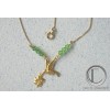 hummingbird necklace. Gold 750/1000