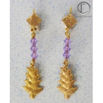 Boucles d'oreilles balisiers.OR 750/1000