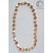 Collier Cubes .Or 750/1000