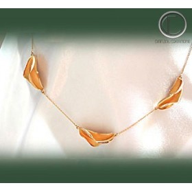 Collier 3 caramboleS.Or 750/1000