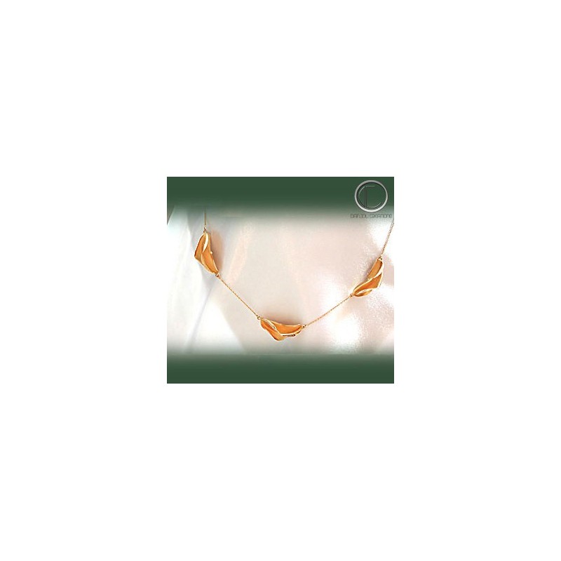 Collier 3 caramboleS.Or 750/1000