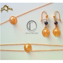 Parure Bakoua.Or 750/1000