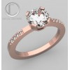 Bague Diamant .Or 750/1000