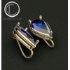 TOPAZ EARRINGS.Gold 750/1000