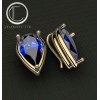 BOUCLES TOPAZE.Or 750/1000