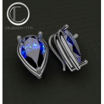  Blue Topaz London Earrings.Gold 750/1000