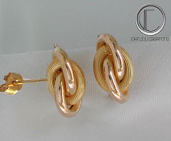 BOUCLES FORCATS .Or 750/1000