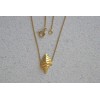 Collar de caracola.Oro 750/1000