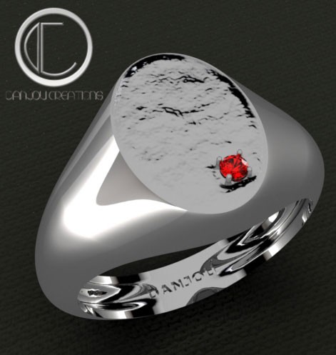 SIGNET RING.Gold 750/1000