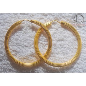 boucles doreilles creoles.Or 750/1000