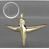 Hummingbird pendant.Gold 750/1000