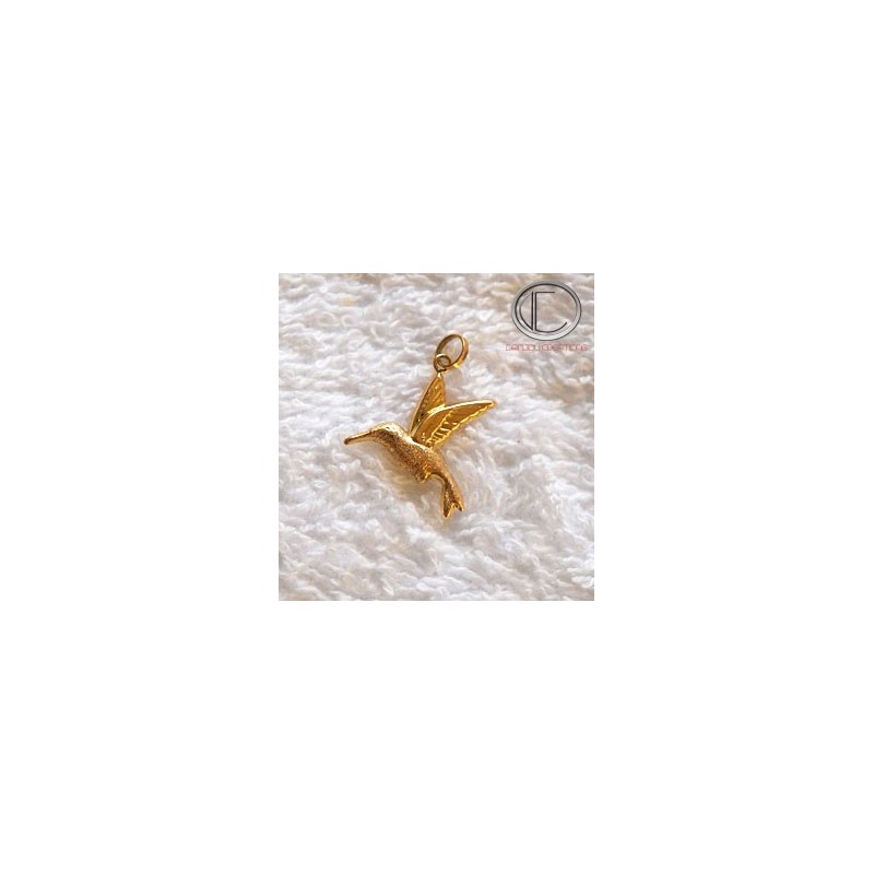 Pendentif colibri.Or 750/1000