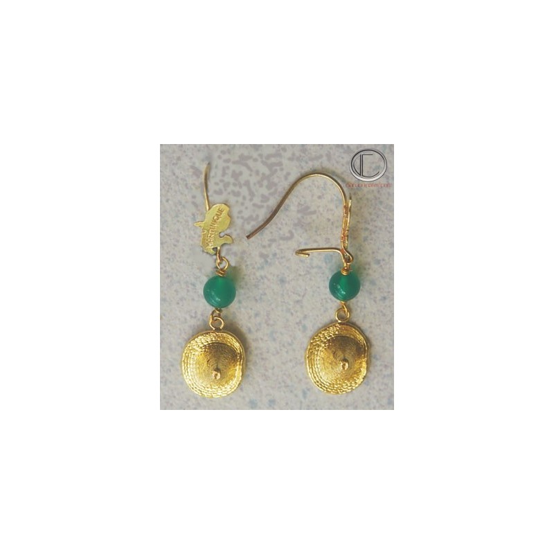 Hat Bakoua earrings. Gold 750/1000