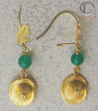 BAKOUA EARRINGS.Gold 750/1000