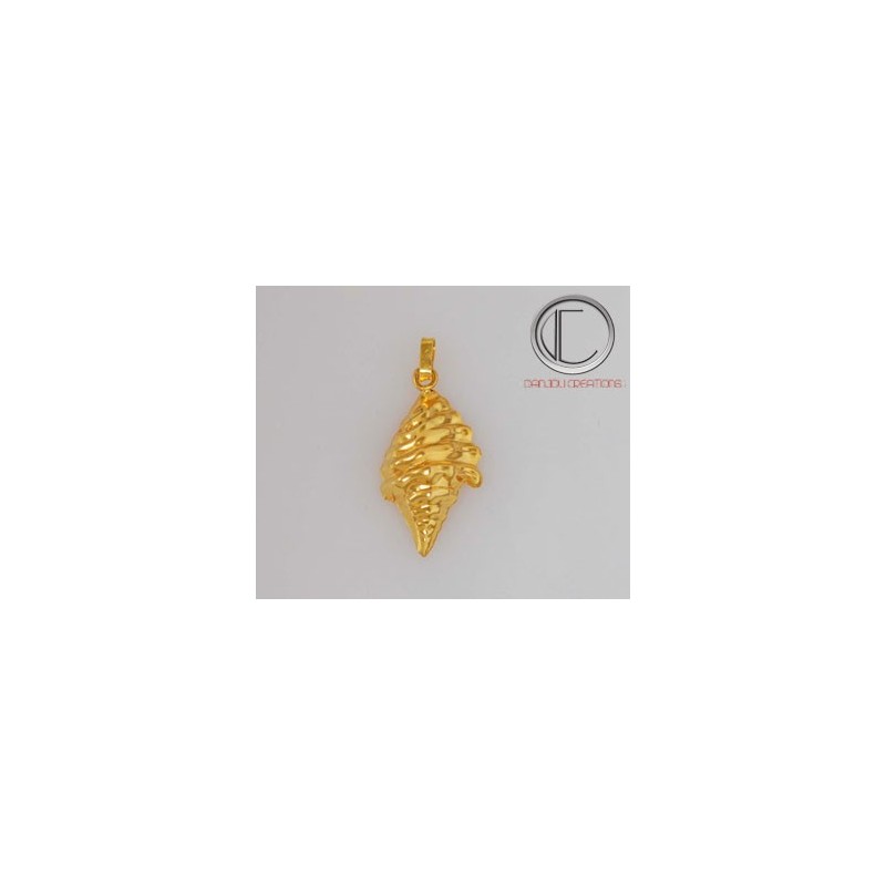 Pendentif moyenne conque.Or 750/1000
