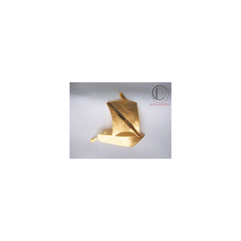 Pendentif yole.Or 750/1000
