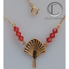 Collier arbre du voyageur.Or 18cts