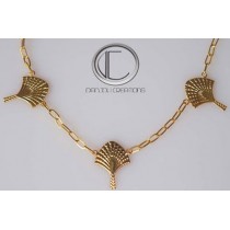 Collier 3 arbres du voyageur.Or 18cts