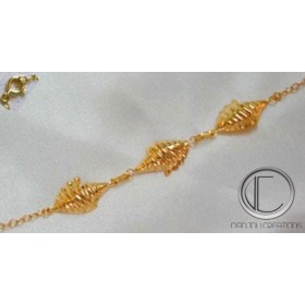 BRACELETS CONQUES .Or 750/1000