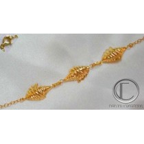 BRACELETS CONQUES .Or 750/1000