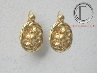 APPLE CANELLE RINGS. 750/1000 Gold