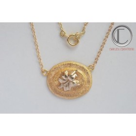 Collier Bate- hibiscus.Or 750/1000