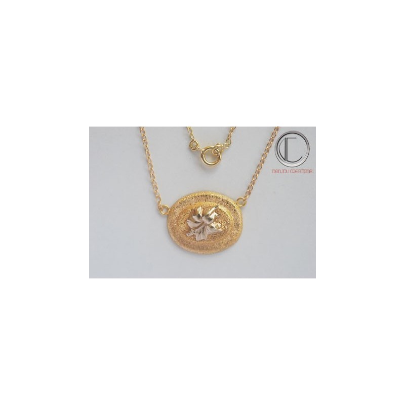 Collier Bate- hibiscus.Or 750/1000