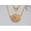 Hibiscus necklace.18cts Gold 750/1000