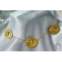 Collier Bate- hibiscus.Or 750/1000