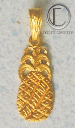 Pineapple Pendant. Gold 750/1000