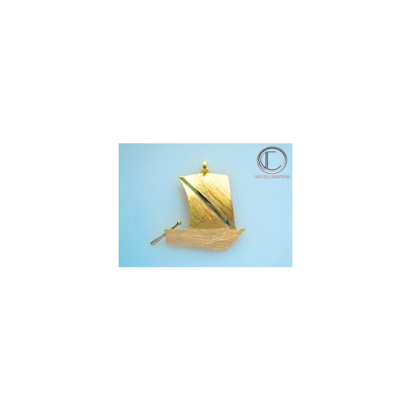Pendentif yole.Or 750/1000