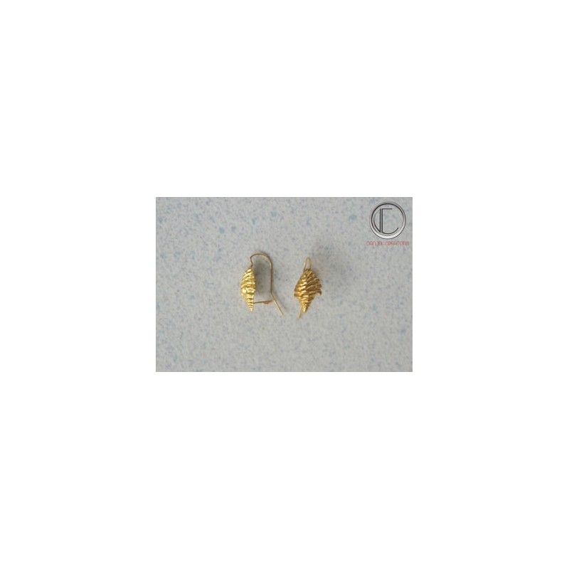 boucles d'oreilles conque.Or 750/1000