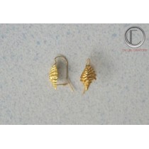 boucles d'oreilles conque.Or 750/1000