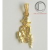 CARIBEEN HEAD PENDANTS.Gold 750/1000