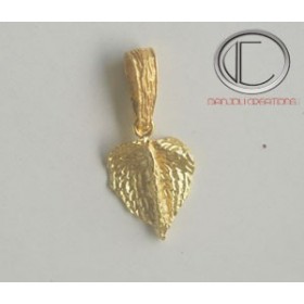 PENDENTIF ANTHURIUM.Or 750/1000