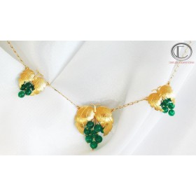 Collier vigne.Or 750/1000