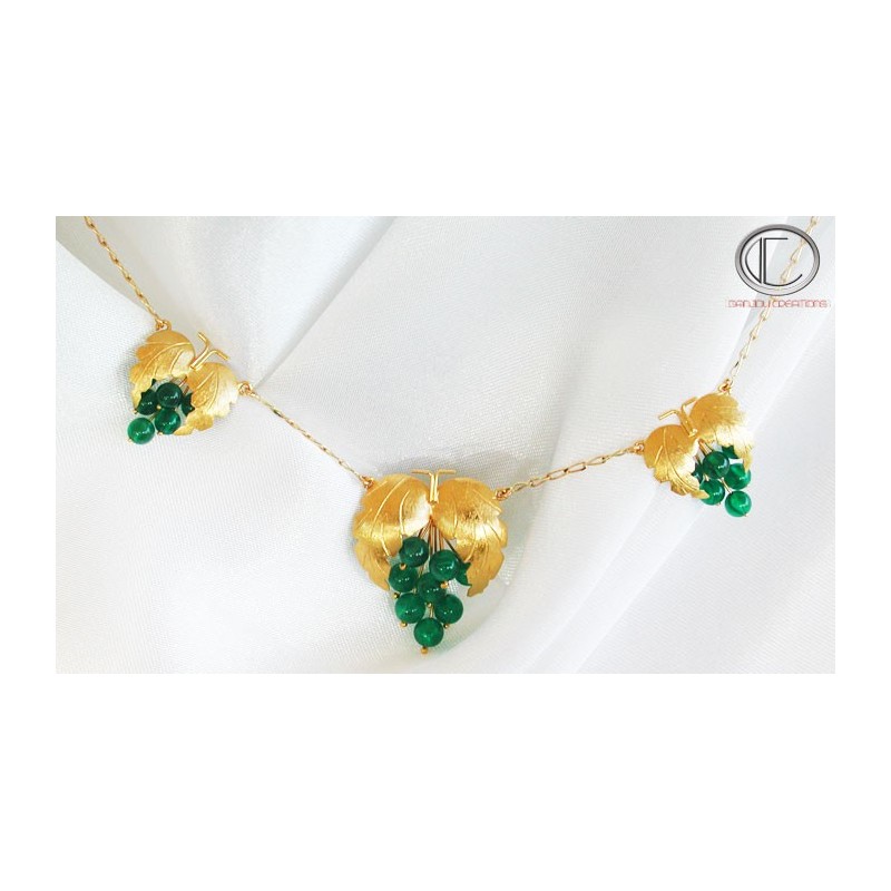 Collier vigne.Or 750/1000