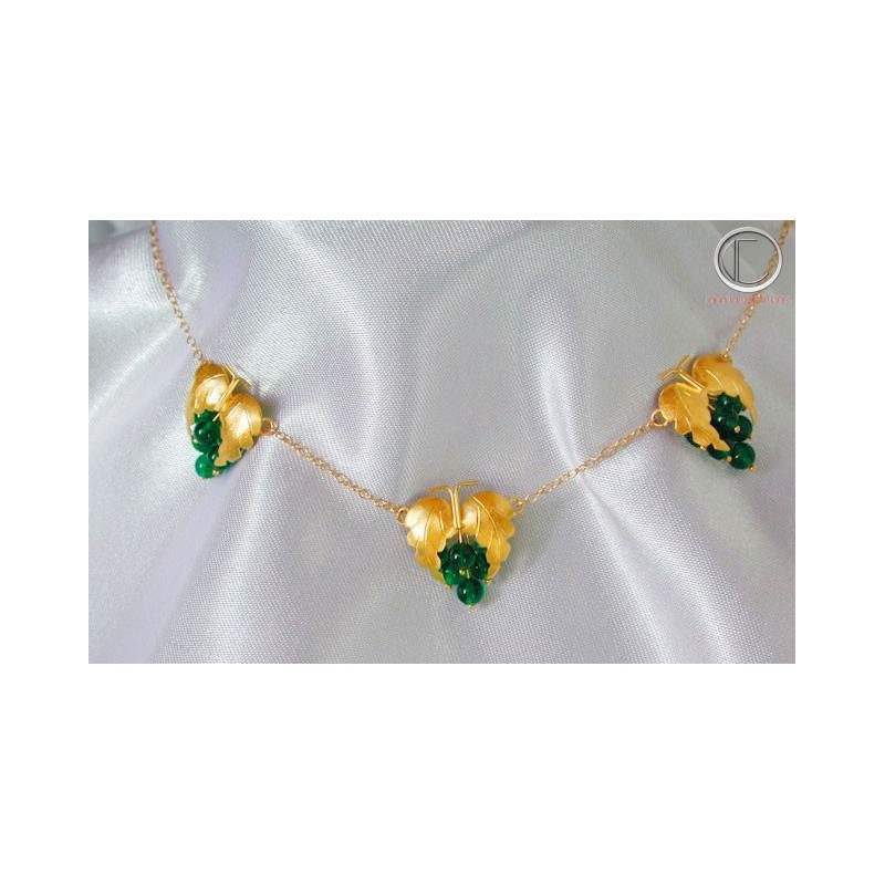 Collier vigne.Or 750/1000