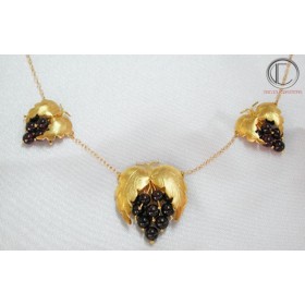 Collier vigne.Or 750/1000