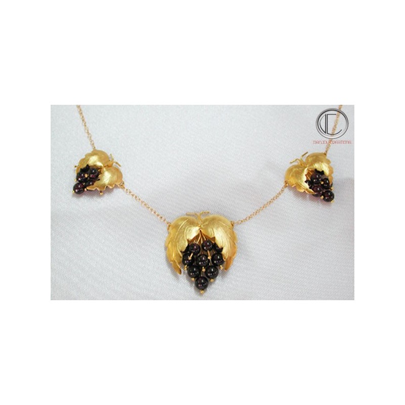 Collier vigne.Or 750/1000