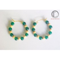 Boucles d'oreilles creoles.Or 750/1000
