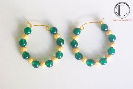 Boucles d'oreilles creoles.Or 750/1000