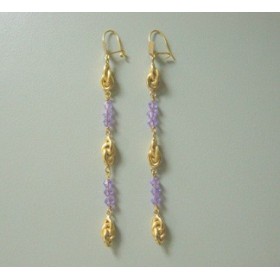 Boucles d'oreilles forcats .Or 750/1000