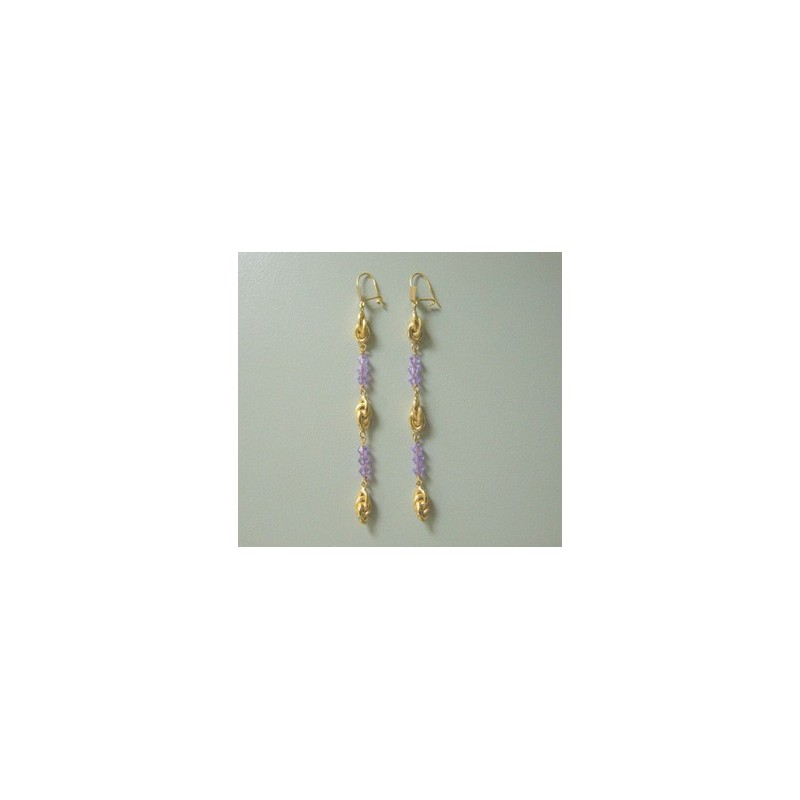 Boucles d'oreilles forcats .Or 750/1000