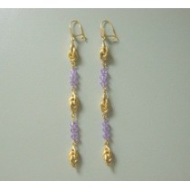 Boucles d'oreilles forcats .Or 750/1000