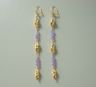 Forcat earrings. Gold 750/1000