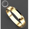 WEDDING RING.  GOLD 750/1000