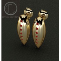 BOUCLES CABOSSES.or 750/1000
